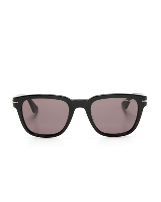 Montblanc rectangle-frame logo sunglasses
