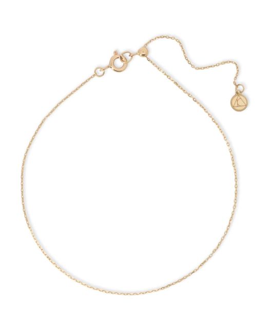 The Alkemistry 18kt yellow Nude Shimmer chain anklet