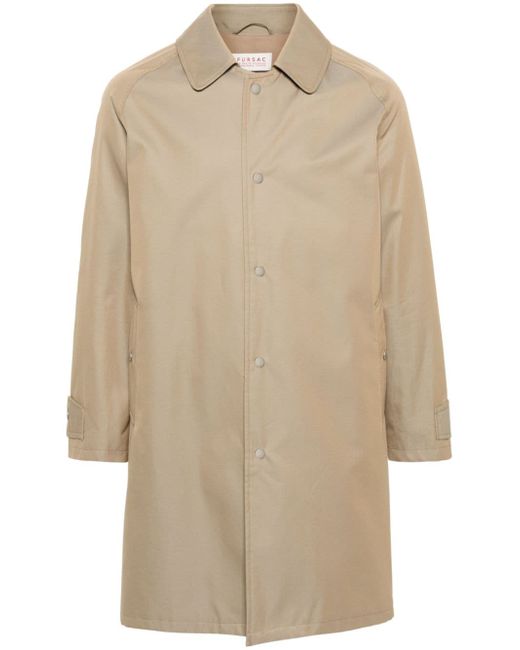 Fursac water-repellent cotton coat