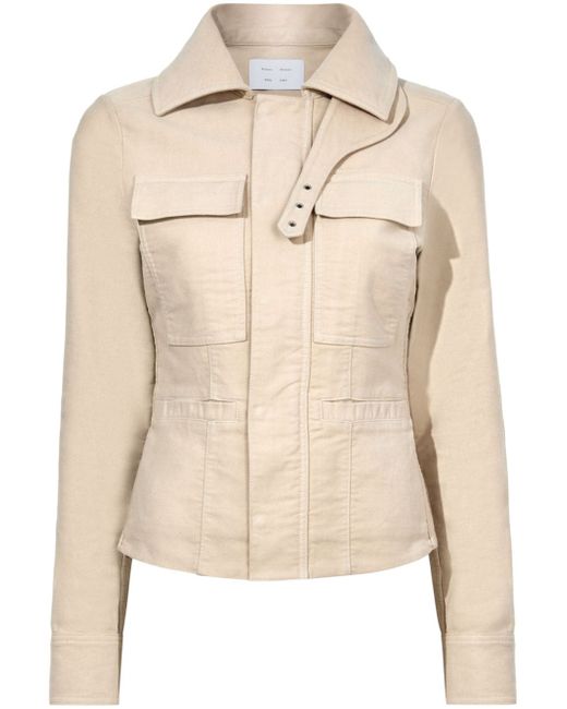 Proenza Schouler White Label brushed military jacket