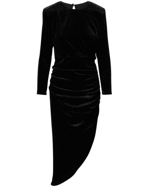 Veronica Beard Tristana velvet-effect midi dress