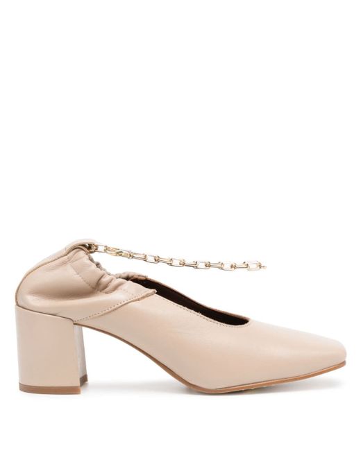 Alohas Agent Anklet leather pumps