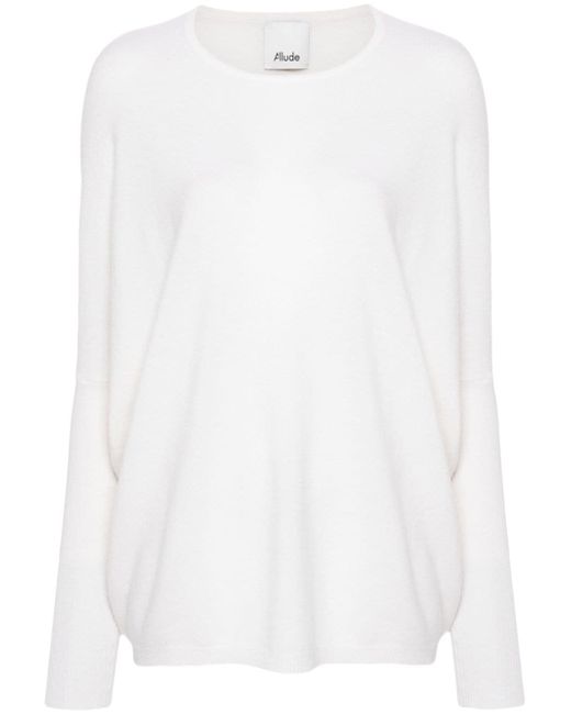 Allude long-sleeve jumper