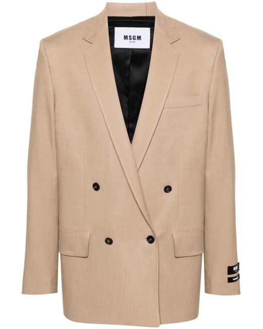 Msgm double-breasted blazer