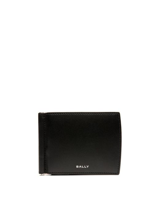 Bally logo-print bi-fold leather wallet