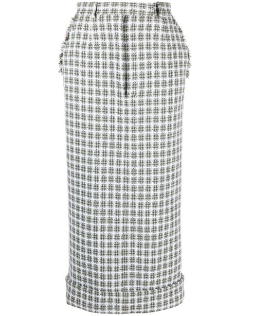 Thom Browne high-waisted tailored skirt