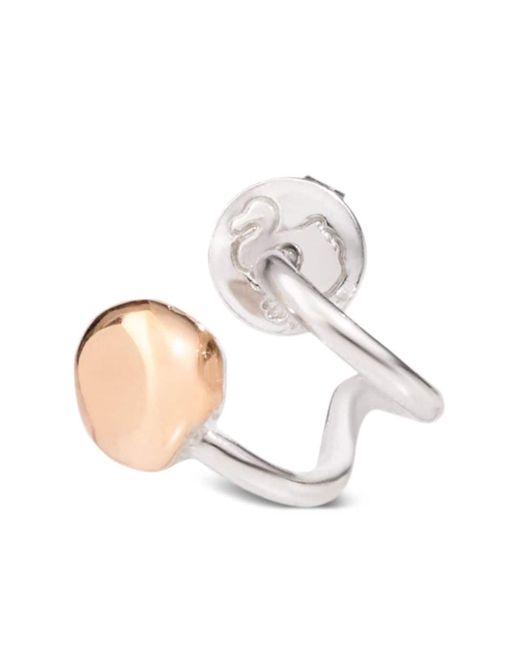 Dodo 9kt rose gold sterling Pepita earring