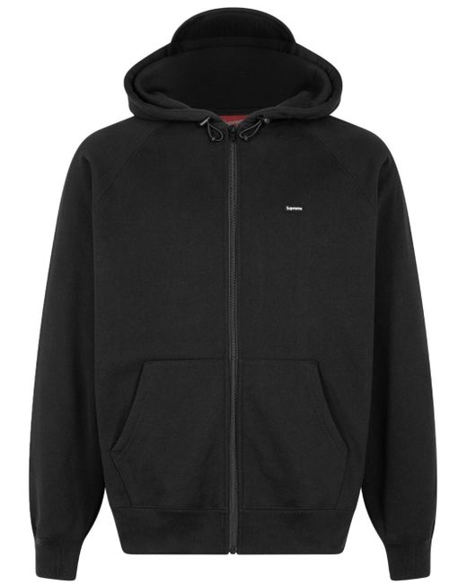Supreme logo-jacquard hoodie