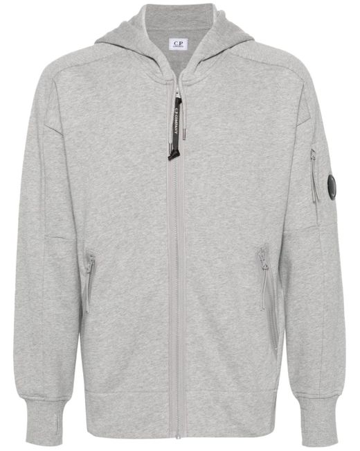 CP Company Diagonal Raised zipped hoodie