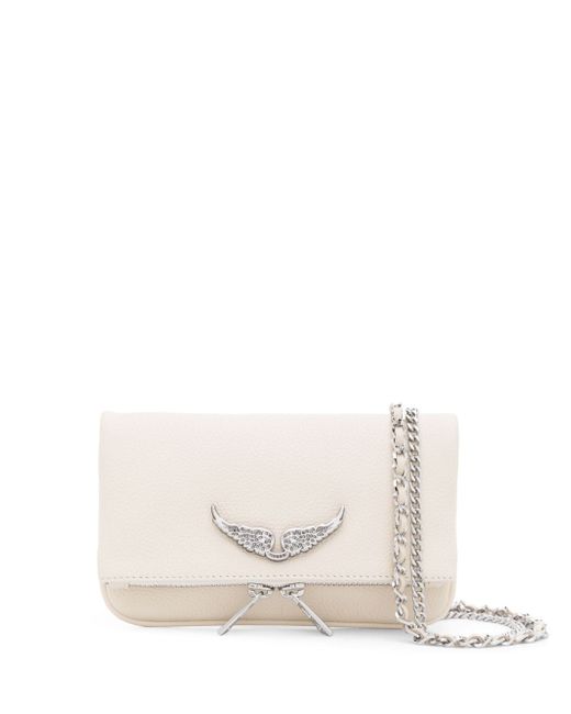 Zadig & Voltaire Swing Your Wings Rock Nano leather crossbody bag