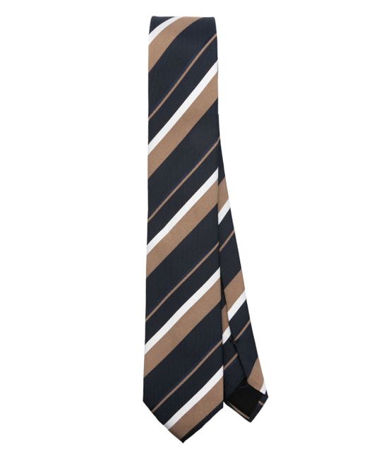 Boss silk striped tie
