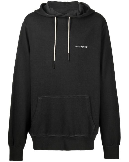 Iso.Poetism logo-print pullover hoodie