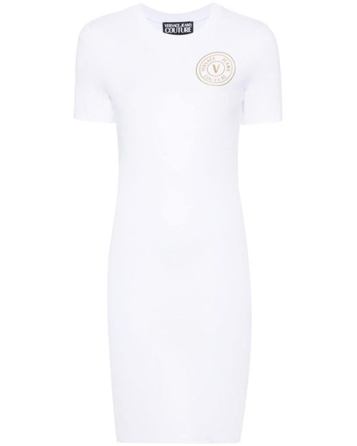 Versace Jeans Couture logo-print T-shirt dress