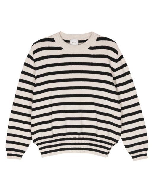 Alysi striped knitted jumper