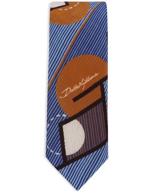Dolce & Gabbana graphic-print tie