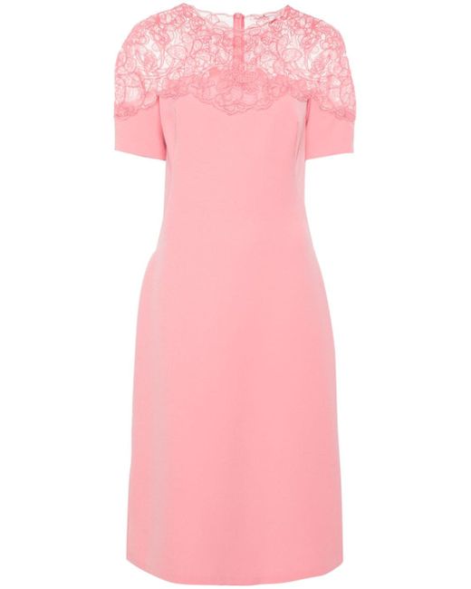 Ermanno Scervino corded-lace cady dress