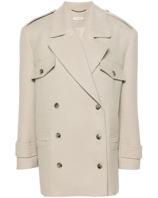The Mannei Kemi double-breasted coat