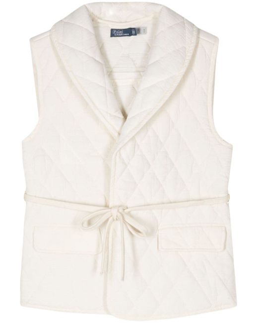 Polo Ralph Lauren quilted belted gilet