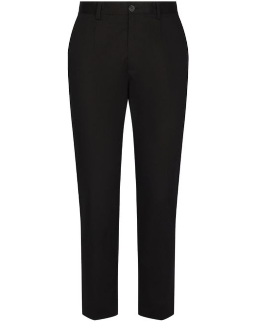 Dolce & Gabbana mid-rise tapered-leg trousers