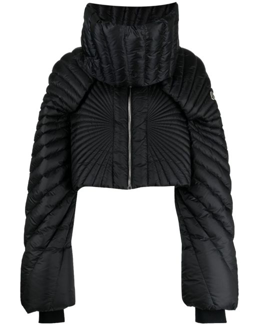 Moncler + Rick Owens Radiance convertible padded down-filled jacket