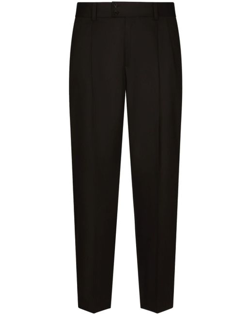 Dolce & Gabbana pressed-crease tailored trousers