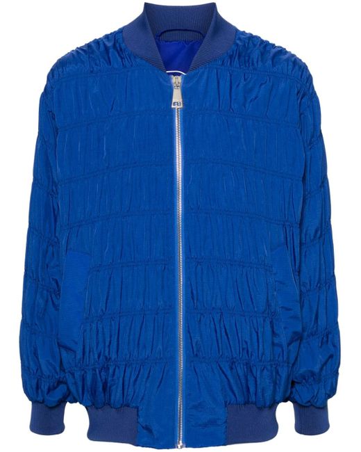 Khrisjoy ruched-detail oversize jacket