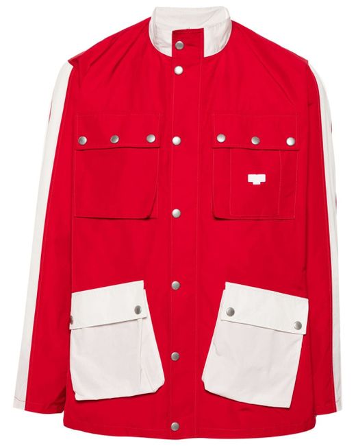 Fursac colourblock zip-up jacket