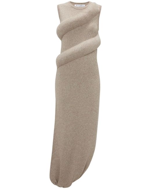 J.W.Anderson padded knitted maxi dress