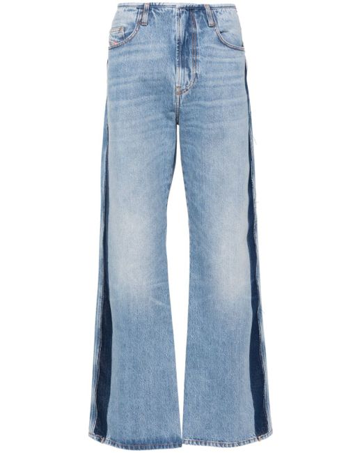Diesel D-Ero-S mid-rise straight-leg jeans