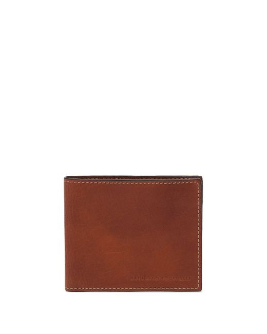 Brunello Cucinelli Core bi-fold leather wallet