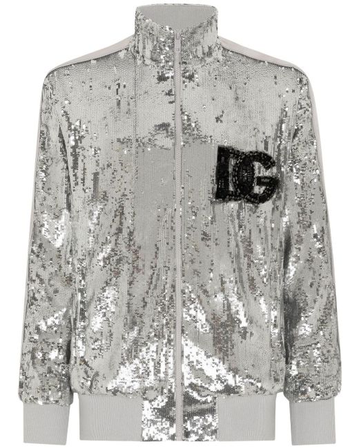 Dolce & Gabbana sequinned bomber jacket