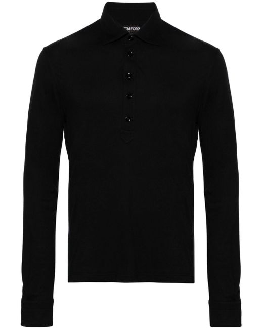 Tom Ford chest-pocket jersey polo shirt