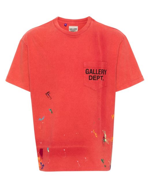 Gallery Dept. paint-splatter-detail T-shirt