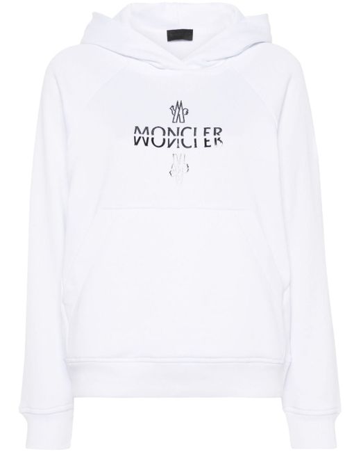 Moncler appliqué-logo hoodie