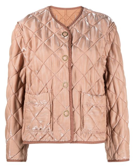 Forte-Forte reversible quilted satin jacket