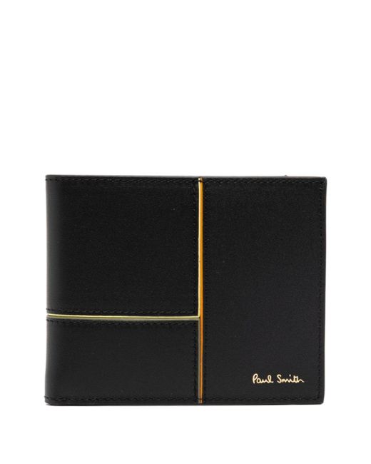 Paul Smith logo-stamp leather wallet