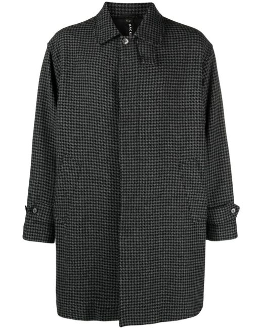 Mackintosh houndstooth-pattern coat