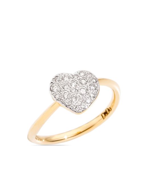 Dodo 18kt yellow Precious Heart diamond ring