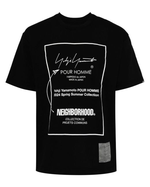 Yohji Yamamoto x NEIGHBORHOOD logo-print T-shirt