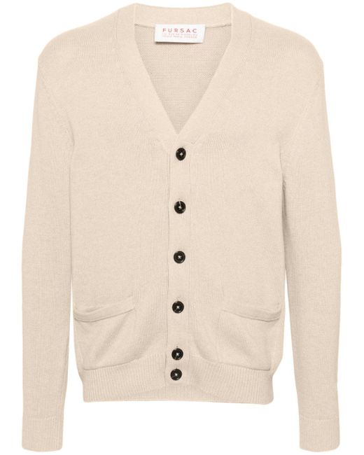 Fursac cotton-cashmere blend cardigan