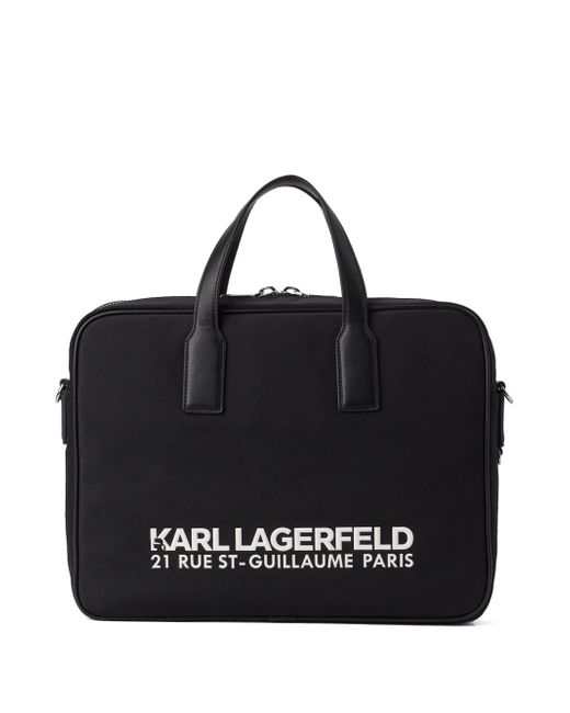 Karl Lagerfeld K/Rsg nylon briefcase