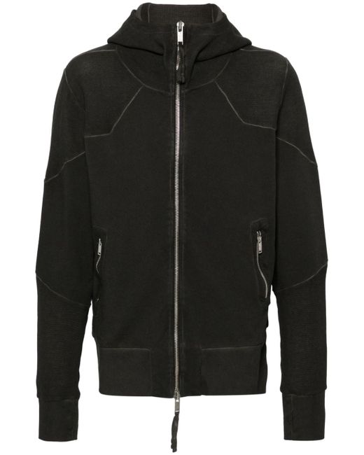 Thom Krom panelled hooded jacket
