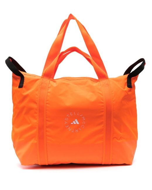 Adidas by Stella McCartney logo-raised luggage bag