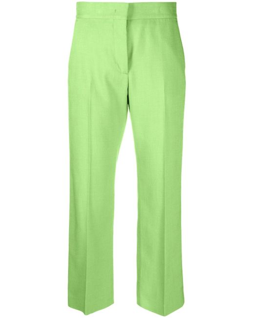 Msgm straight-leg cropped trousers