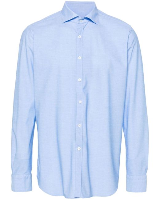 Canali classic-collar long-sleeve shirt