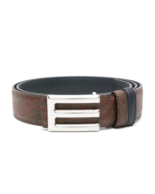 Etro reversible leather belt