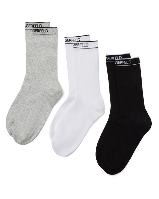 Karl Lagerfeld K/Essential crew socks pack of three
