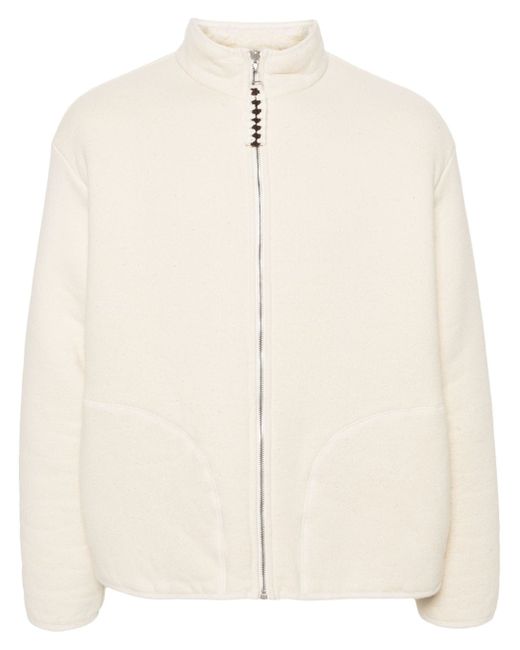 Jil Sander reversible shearling cotton jacket