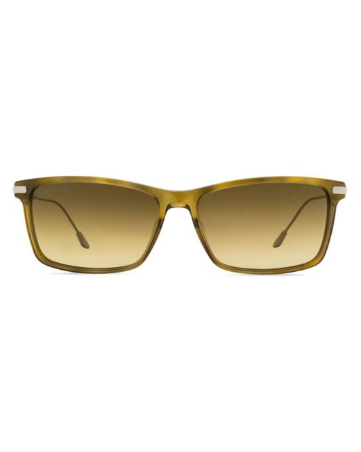 Longines rectangle-frame gradient-lenses sunglasses