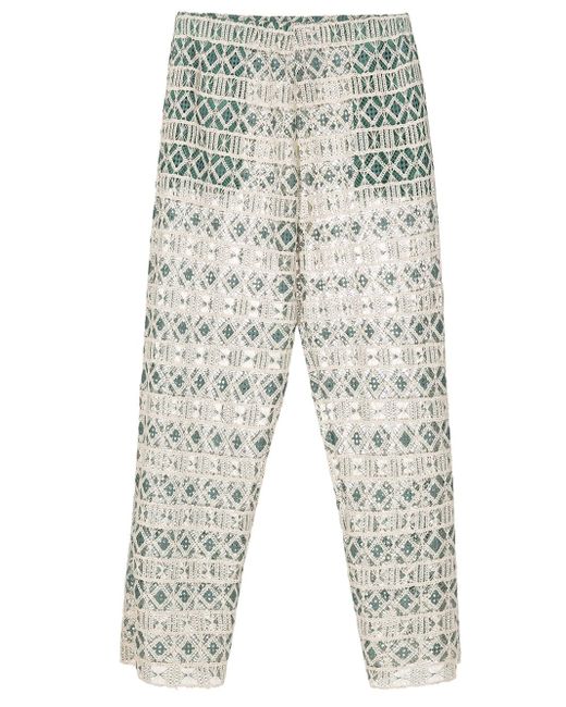 Amir Slama x Mahaslama embroidered straight-leg trousers